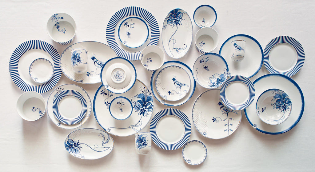 Pjatë Pip&The Blue Bird Tie-Dye White