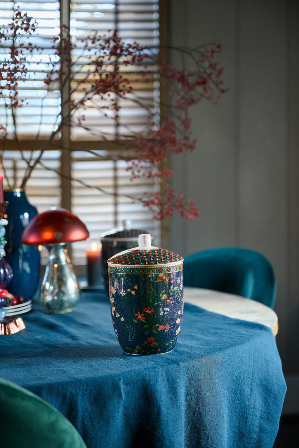 Storage Jar Berry Blues Blue