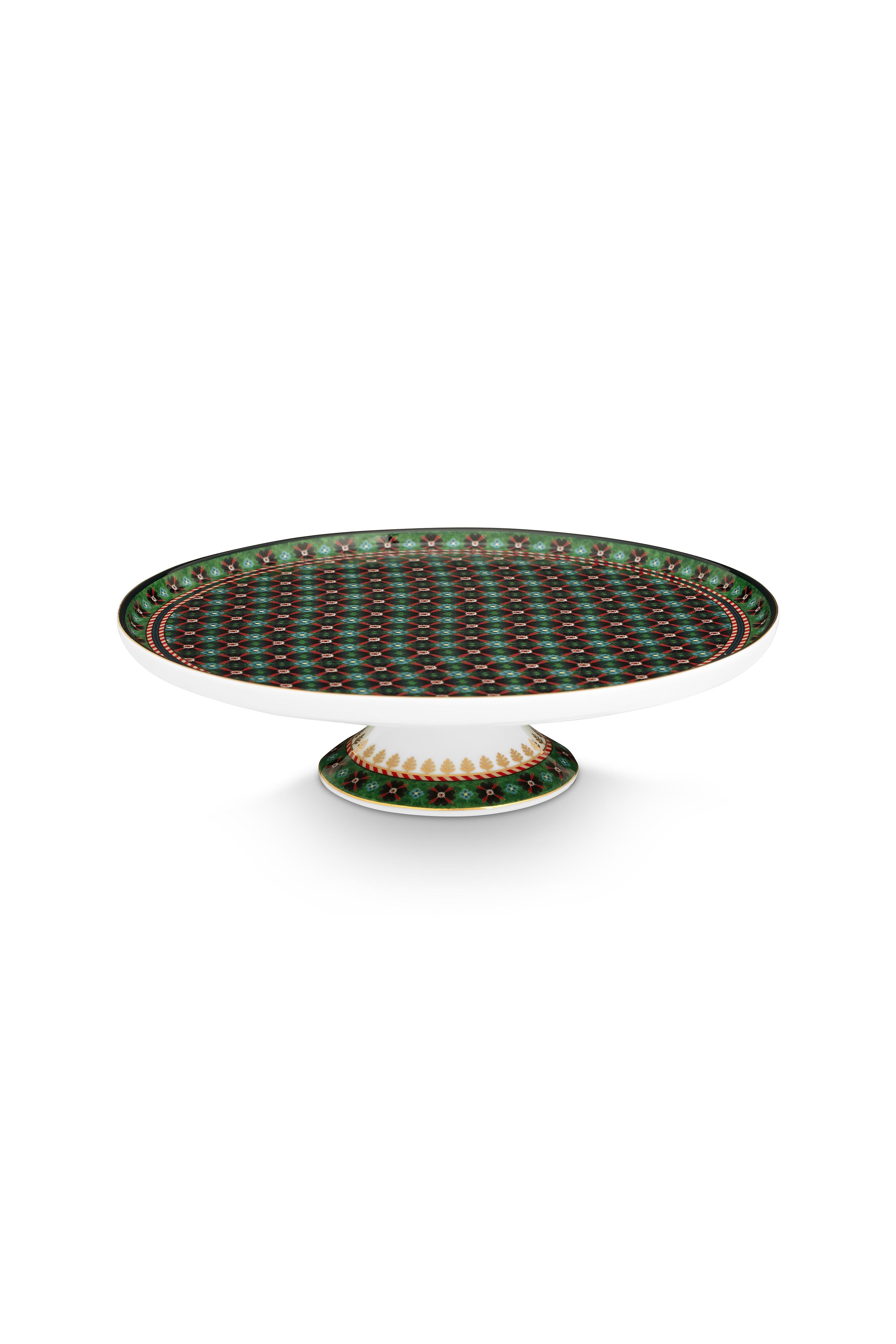 Mini Cake Tray Clover Green 21cm