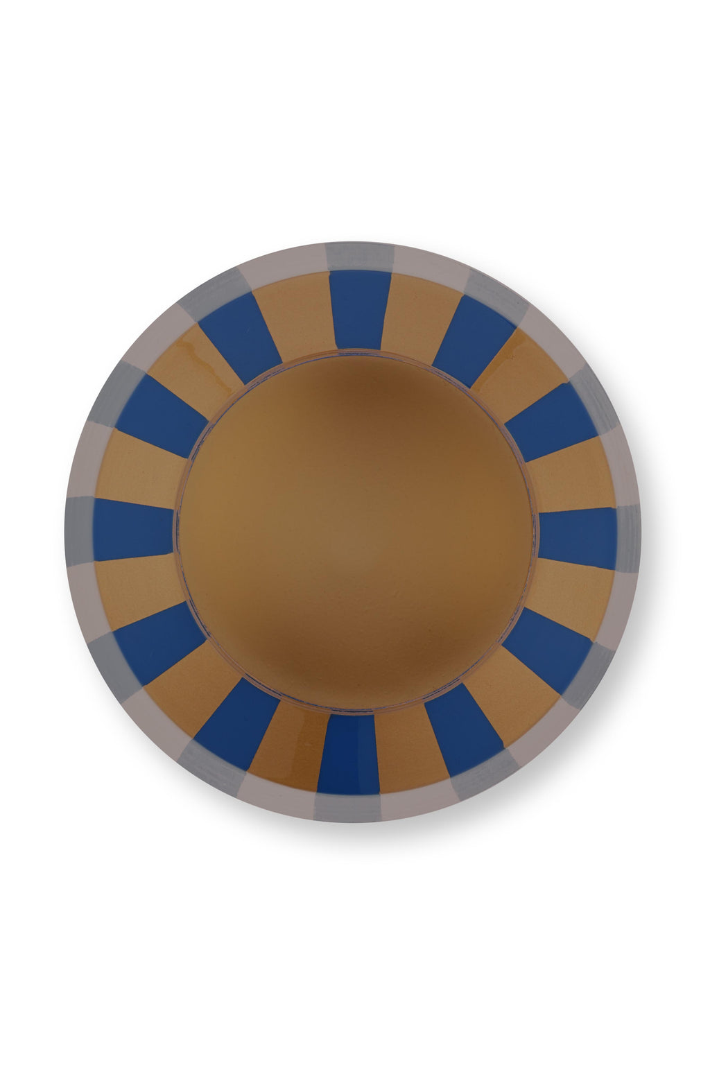 Vazo Metalike Dot Delight Navy & Gold Stripes 24x29cm