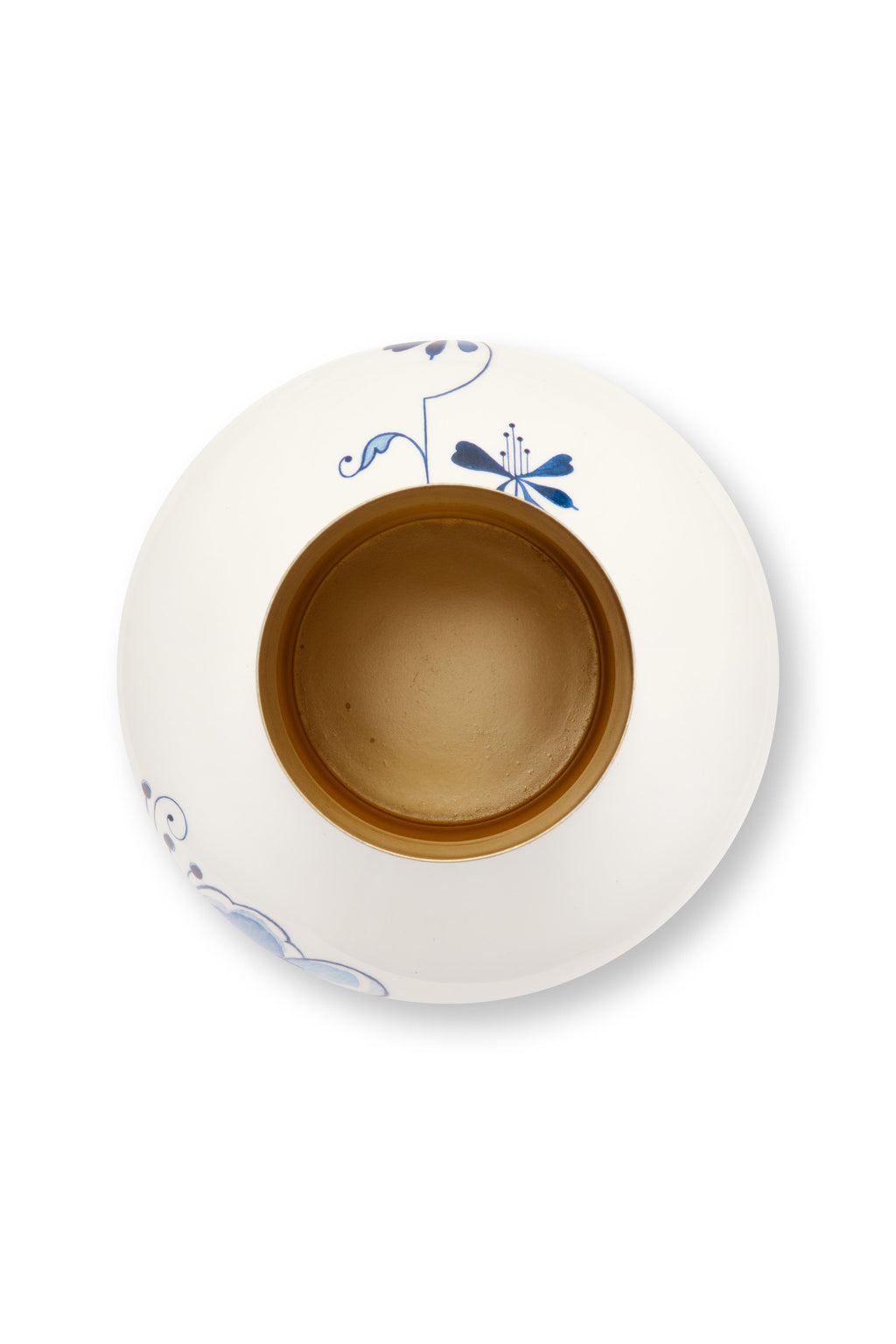 Vazo Metalike Pip & The Blue Bird – Blue Illustration 36cm